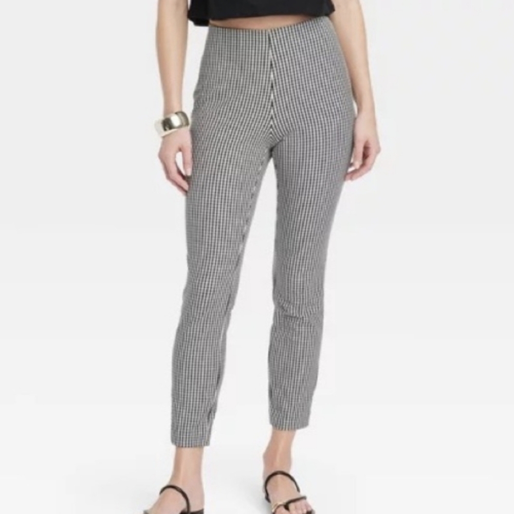 A New Day Checkered Pants NWT